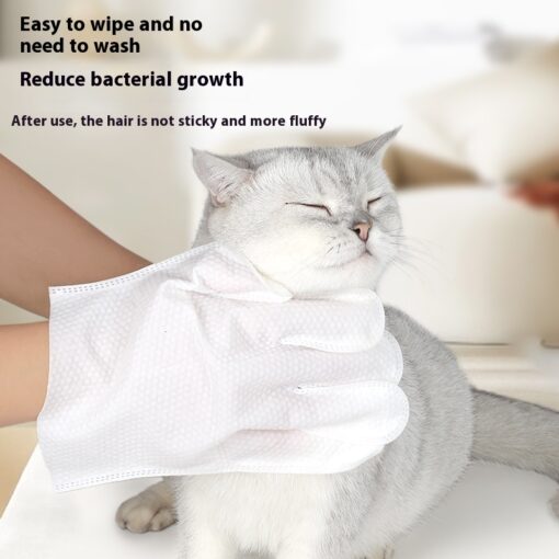 Pet Wipes Gloves Dog Cleaning Spa Wash-free Deodorant Dry Cleaning - Image 4